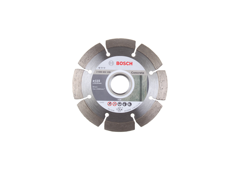 Diamanttrennscheibe 115x22,23x1,6mm Bosch Standard for Concrete