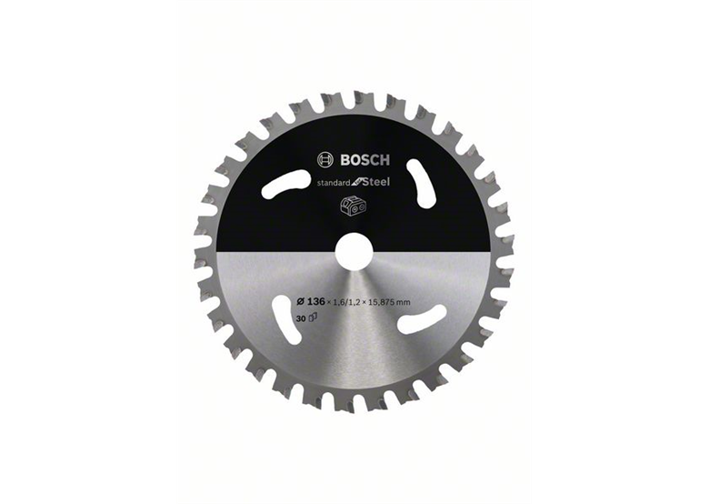 Kreissägeblatt 136x15.9mm, 30 Bosch Standard for Steel