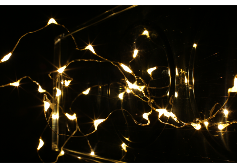 LED-Weihnachtsbeleuchtung (warmweiß, 1m) Bulinex 10-048