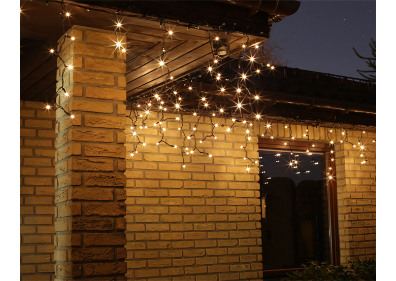 Weihnachtsbeleuchtung LED für Innen, Zapfen, weiß (60 Stck.) Bulinex 38-668