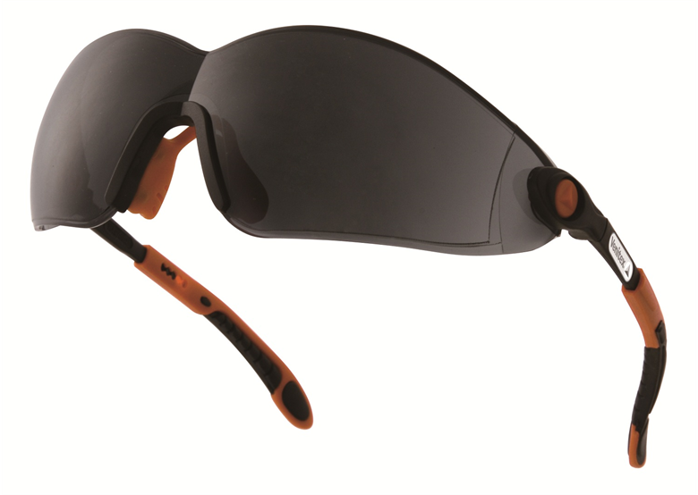 Schutzbrille UV400 orange-schwarz DeltaPlus Venitex VULCANO2