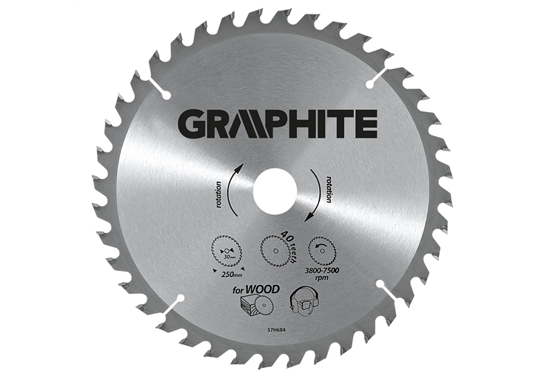 Circular saw blade 185mm Graphite 55H601