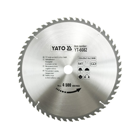 Kreissägeblatt mit Karbid 350x30mm T54 Yato YT-6082