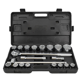 Satz 3/4"-Steckschlüssel mit Ratsche, 21 Elemente Awtools AW39021