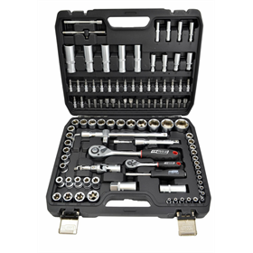 Steckschlüssel 1/2", 1/4", Satz mit 108 Elementen Awtools AW39108BL