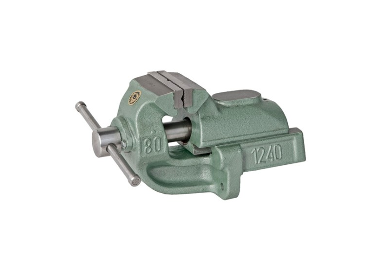 1240-125L Feststehender Schlosserschraubstock mit Prismenführung Bison S.A. 5907412037974