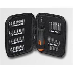 SET (Satz) 70-teilig Titanium BlackDecker A7104