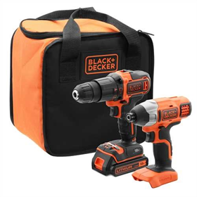 Werkzeugset 18V BlackDecker BCK21S1S 1x1.3Ah