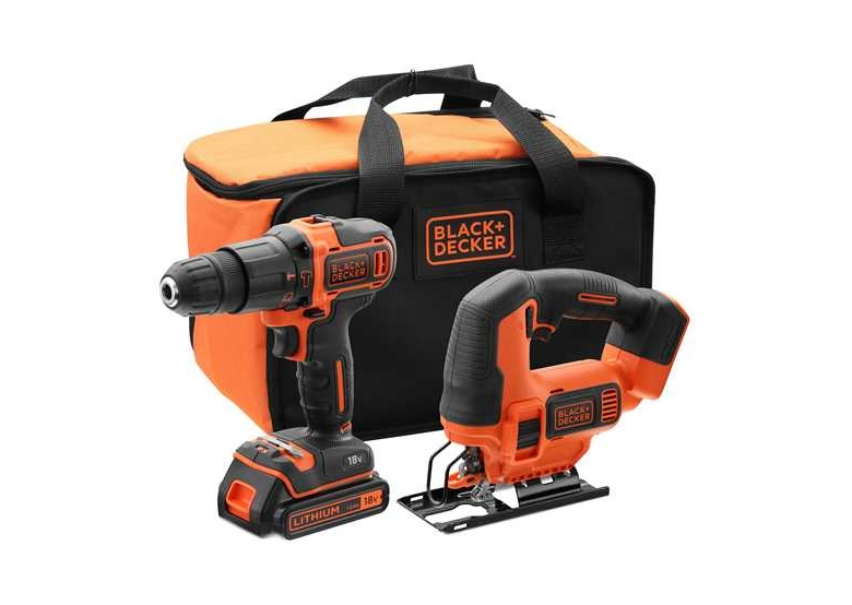 Werkzeugset 18V BlackDecker BCK22S1S 1x1.3Ah