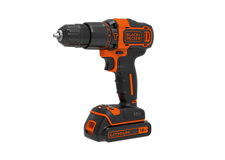 18-V-Schlagbohrschrauber BlackDecker BDCHD18K1B2