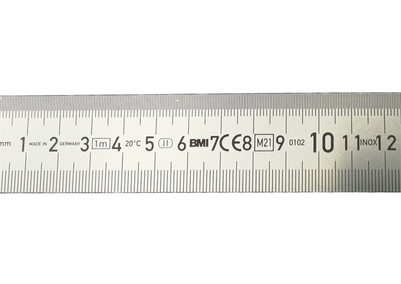 Halbstarres Stahllineal 1000 mm Edelstahl BMI 966100030