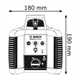 Rotationslaser GRL 300 HV set Prof (LR1 + RC1) Bosch 0601061501