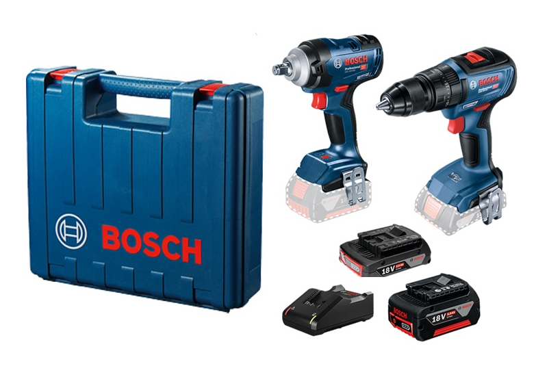 Werkzeugset 18V Bosch 06019K0003 1x2.0, 1x5.0Ah