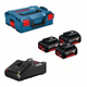 3 Akkus GBA 18V 5,0Ah, Ladegerät GAL18V-40 und Koffer L-BOXX 136 Bosch 0615990L3T