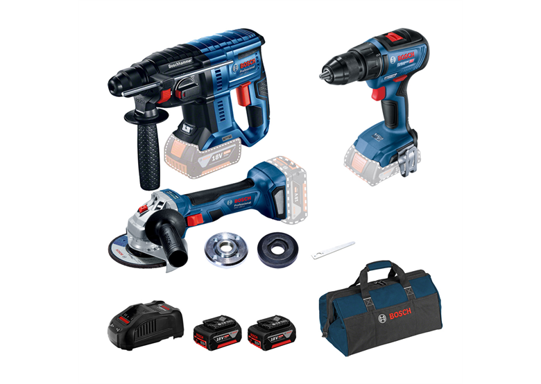 Werkzeugset 18V Bosch 0615990M32 2x5.0Ah