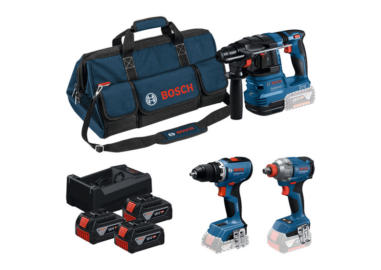 Werkzeugset 18V Bosch 0615A50093 3x5.0Ah