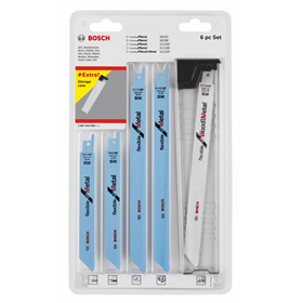 6tlg. Stichsägen-Messer-Set Wood and Metal Bosch 2607010906
