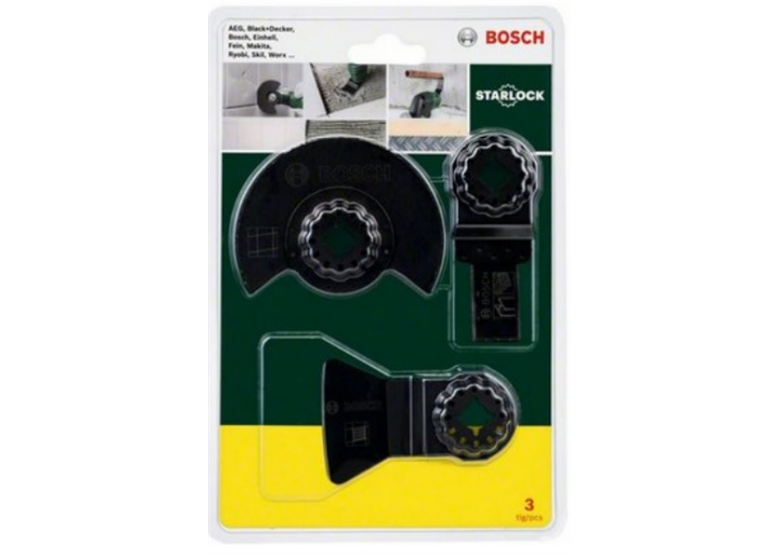 3-tlg. Starlock Fliesen-Set Bosch 2607017324
