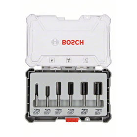 Nutfräser-Set, 6-teilig, 8mm mit Schaft Bosch 2607017466