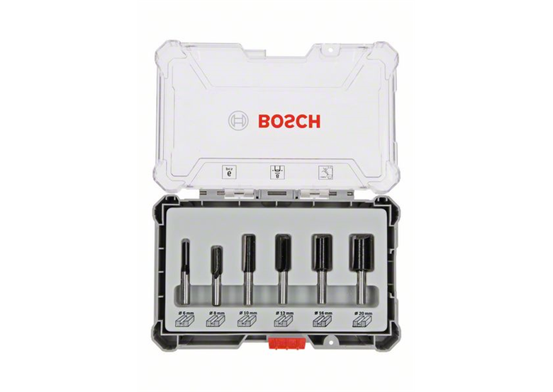 Nutfräser-Set, 6-teilig, 8mm mit Schaft Bosch 2607017466