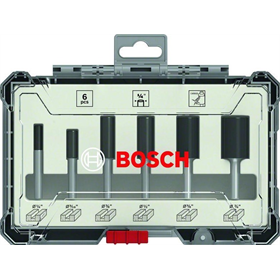 Fräser-Set 1/4" 6 Stck. Bosch 2607017467