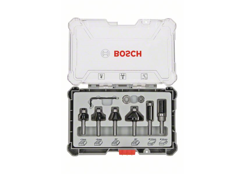 Nutfräser-Set, 6-teilig, 8mm mit Schaft Bosch 2607017469
