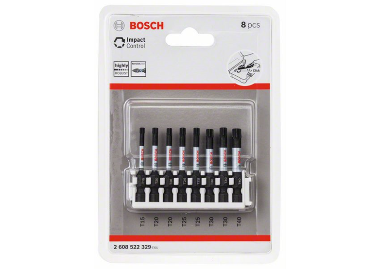 Impact Control Schrauberbit-Set, 8-teilig Bosch 2608522329