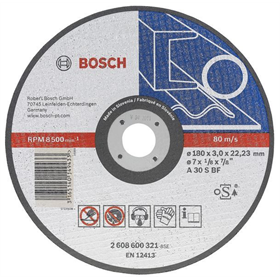 Trennscheibe, gerade, für Metall A 36 R BF, 350 mm, 25,4 mm, 2,8 mm Bosch 2608600543
