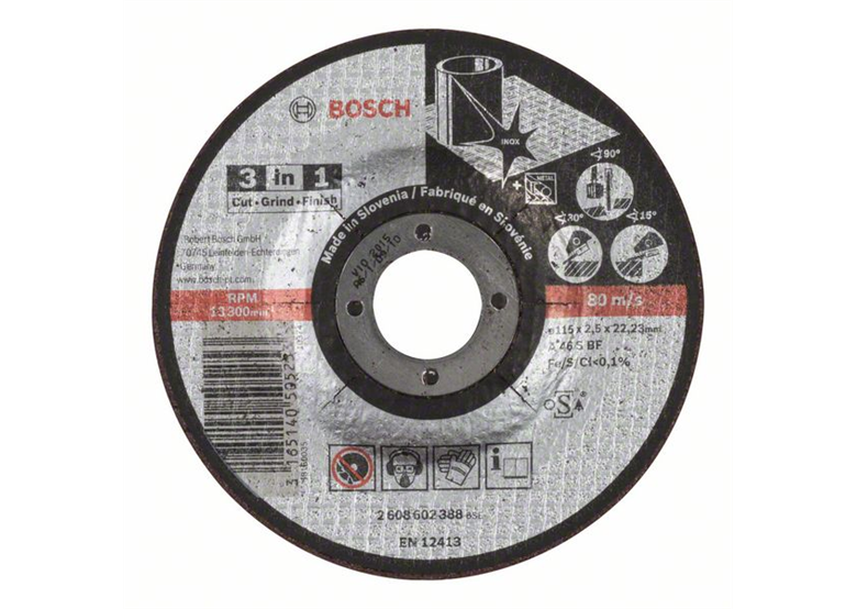 Trennscheibe A 46 S BF, 115 mm, 22,23 mm, 2,5 mm Bosch 2608602388