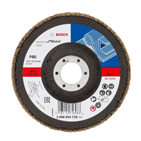 Fächerschleifscheibe X431, Standard for Metal Bosch 2608603718