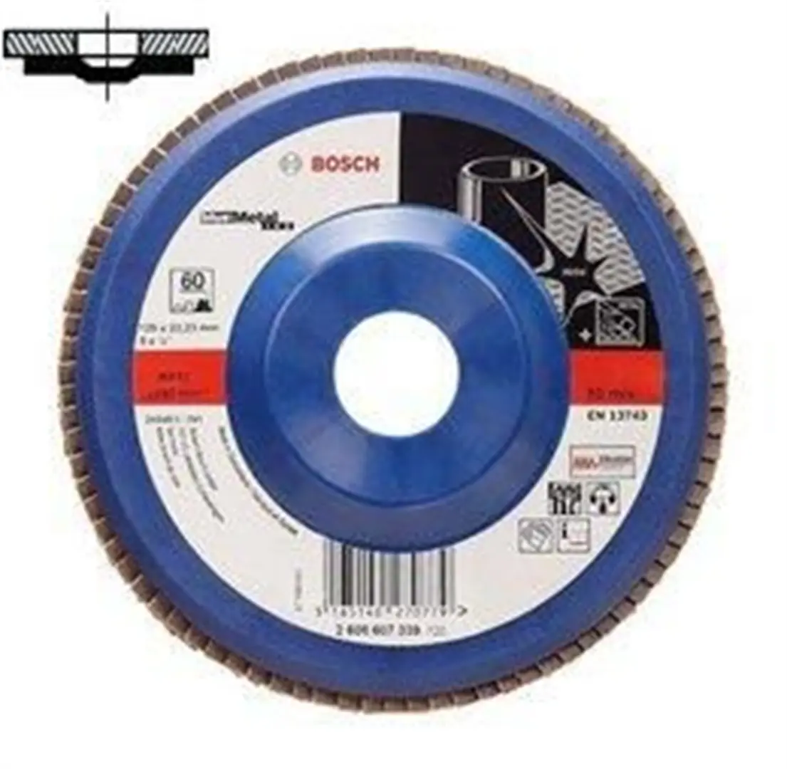Fächerschleifscheibe X551, Expert for Metal Bosch 2608607336