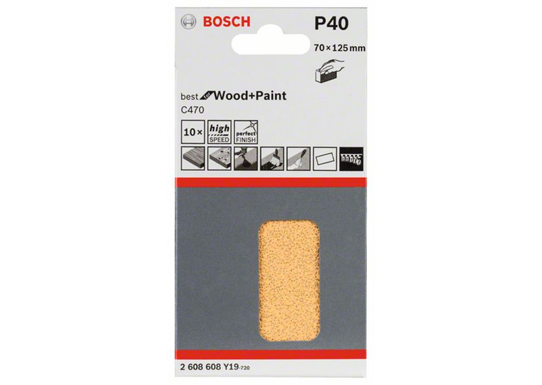 Schleifblatt C470, 10er-Pack Bosch 2608608Y19