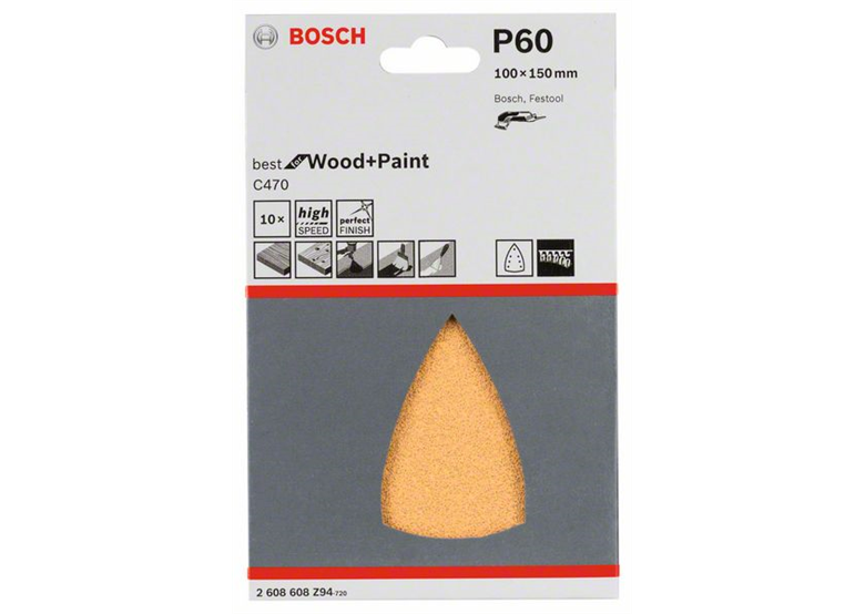 Schleifblatt C470, 10er-Pack Bosch 2608608Z94