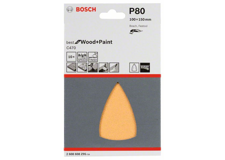 Schleifblatt C470, 10er-Pack Bosch 2608608Z95