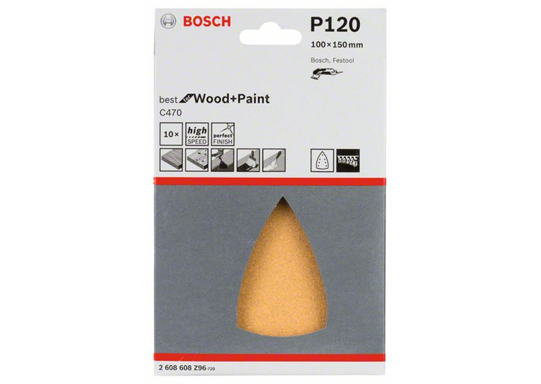 Schleifblatt C470, 10er-Pack Bosch 2608608Z96