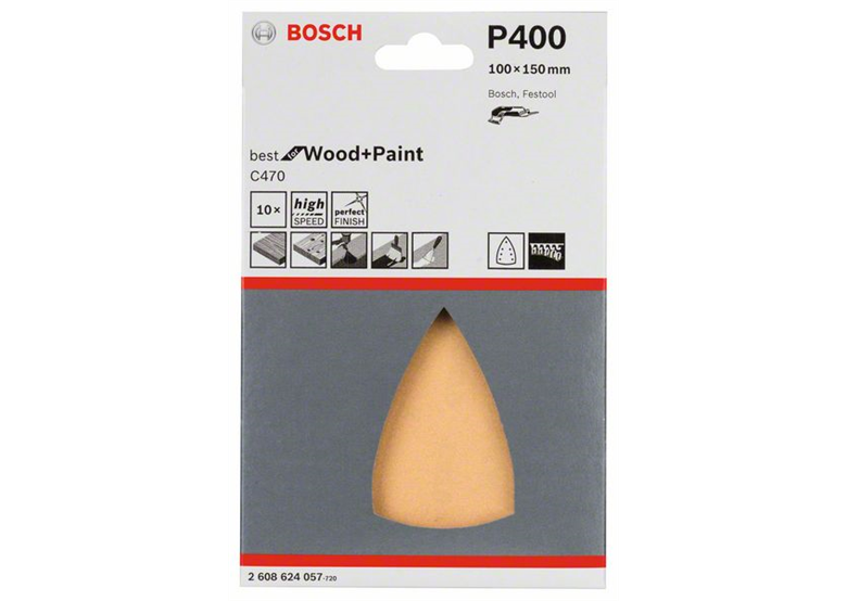 Schleifblatt C470, 10er-Pack Bosch 2608624057