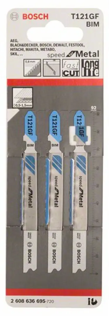 Stichsägeblatt T 121 GF Bosch 2608636695