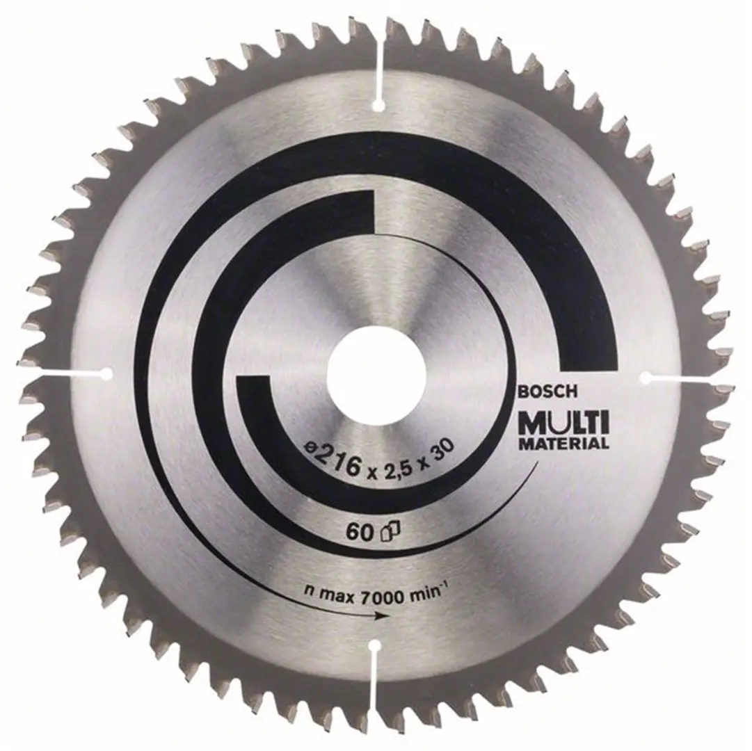 Kreissägeblatt Multi Material 216x30mm T60 Bosch 2608640446