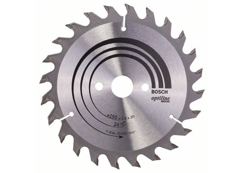 Kreissägeblatt Optiline Wood 150x20/16mm T24 Bosch 2608640592