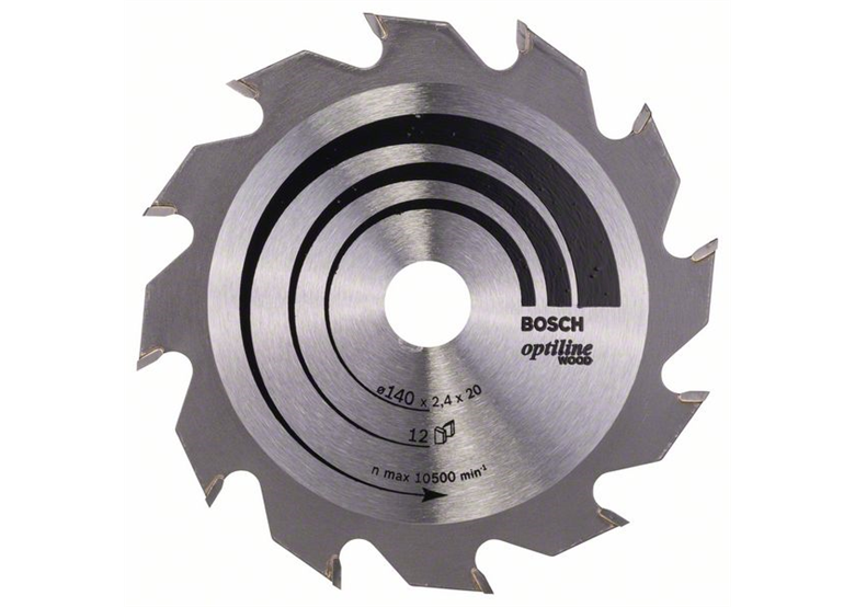 Kreissägeblatt Optiline Wood 140x20/12,7mm T12 Bosch 2608641168