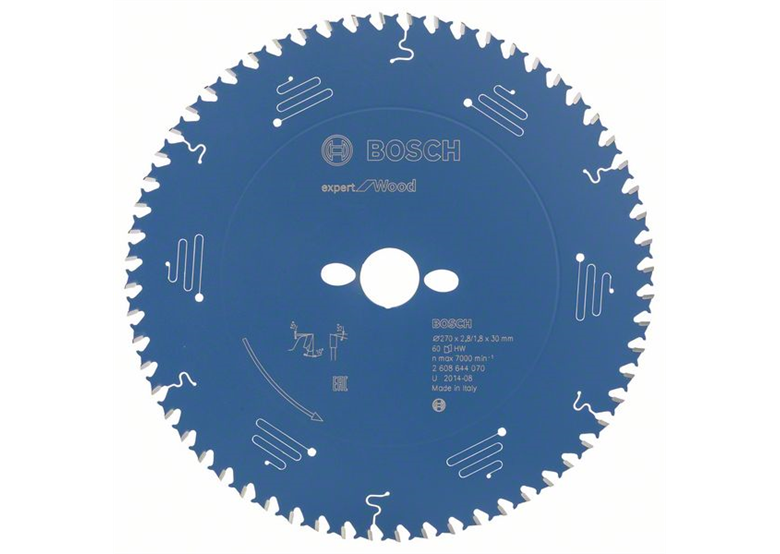 Kreissägeblatt Expert for Wood 270x30mm T60 Bosch 2608644070