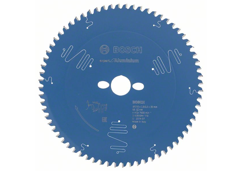 Kreissägeblatt Expert for Aluminium 250x30mm T68 Bosch 2608644119