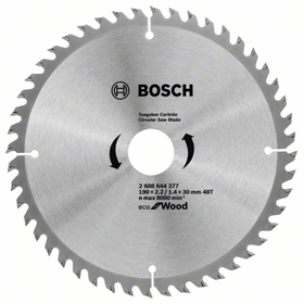 Sägeblatt ECO Optiline Wood 190x30mm T48 Bosch 2608644377