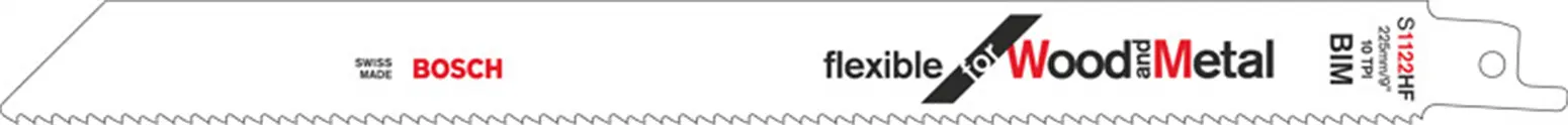Sägeblatt für Säbelsäge Flexible for Wood and Metal Bosch 2608657560