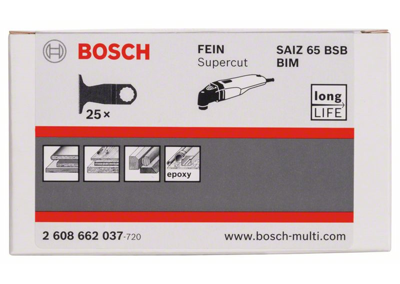 BIM Tauchsägeblatt SAIZ 65 BSB Hard Wood Bosch 2608662037