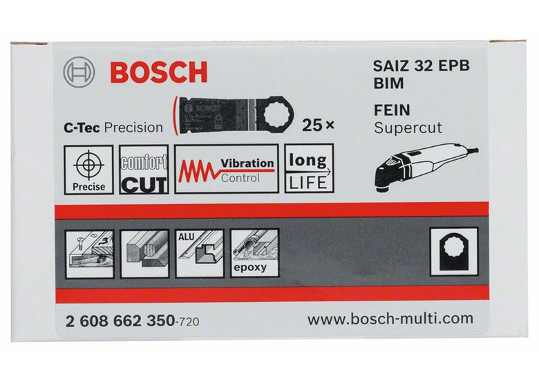 BIM Tauchsägeblatt SAIZ 32 EPB Wood and Metal Bosch 2608662350