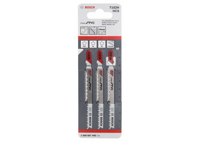 Stichsägeblatt T 102 H Bosch 2608667445