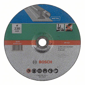 Trennscheibe, gebogen, für Metall 230mm Bosch 2609256313