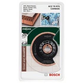 HM-Riff Schmalschnitt-Sementsägeblatt Carbide-RIFF Starlock ACZ 70 RT5 Bosch 2609256975