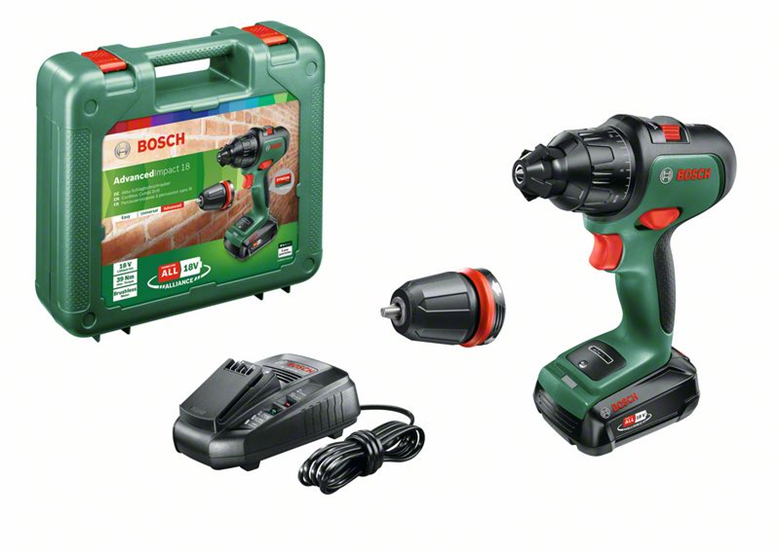 Akku-Bohrschrauber Bosch AdvancedImpact 18 1x2.5Ah